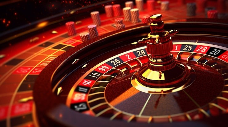 studio live dealer dengan meja dan dealer profesional